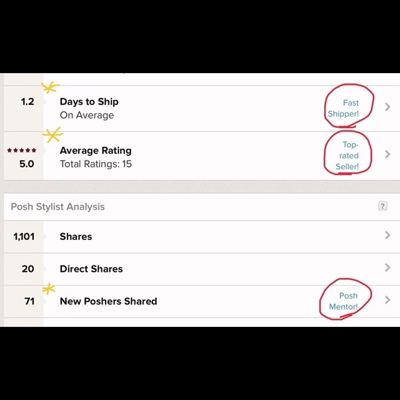 Top Seller - Fast Shipper - Posh Ambassador! :D xo - Picture 1 of 1